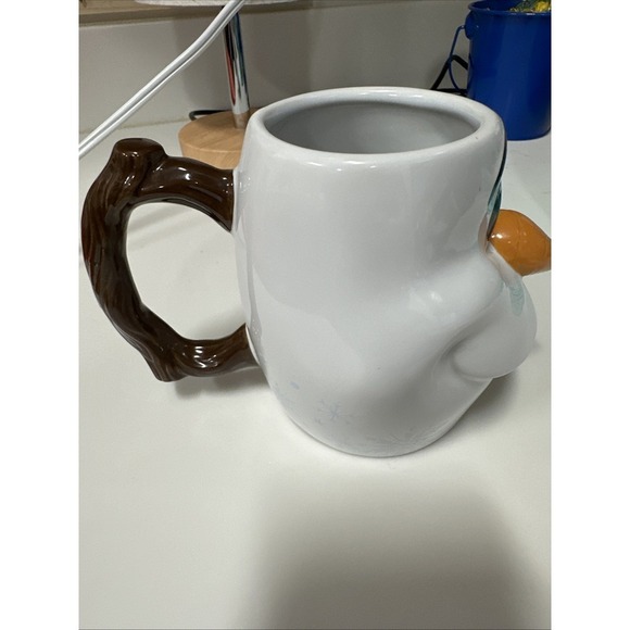 Disney 3D Figural OLAF‎ FROZEN Snowman Large Coffee Cocoa Mug Tea Cup - EUC - Picture 2 of 5